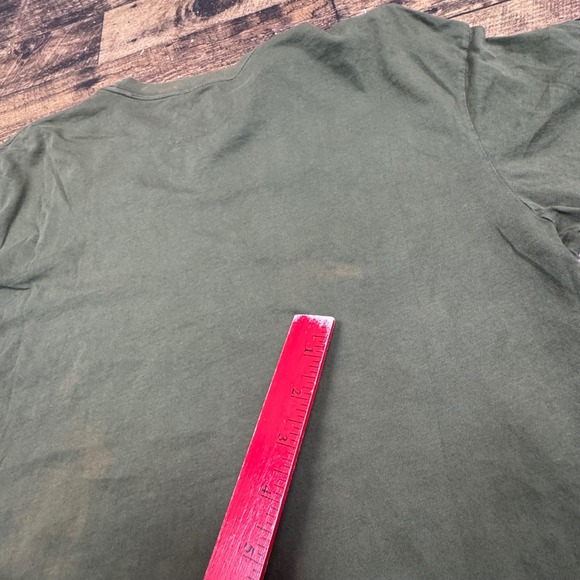 XLARGE Mens Graphic T Shirt Owl Vintage Style Short‎ Sleeve Green Large - Picture 8 of 8